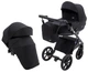 Коляска 2 в 1 Bair Kiwi Plus Soft BKP-452 черный - изображение 1