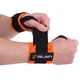 Бинты кистевые 30 см для жима и тяги Нейлон липучка 2 шт STRENGTH WRIST WRAPS Zelart цвет черно-оранжевый TA-7807 - изображение 1