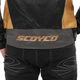 Мотокуртка кожаная SCOYCO JK187 M Черный/Золотой - изображение 9