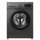 LG Стиральная машина фронтальная, 7кг, 1200, A+++, 44см, дисплей, пар, инвертор, черный - изображение 1