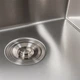 Кухонна мийка 50*50 нержавійка Platinum Handmade (сифон круглий, 3,0/0,8) - зображення 6