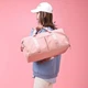 Спортивна сумка жіноча з відділом для взуття Pink дорожня модель 120-1 (Рожева) - зображення 7