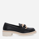 Loafersy damskie skórzane Venezia HA-026 40 26.4 cm Czarne (5906140383087) - obraz 1