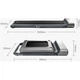 Бігова доріжка Xiaomi Kingsmith WalkingPad R1 Pro Silver - зображення 7