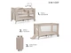 Ліжко-манеж з пеленатором Joy 2, Kinderkraft (beige), 00-00305258 - изображение 2