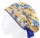 Медицинская шапочка-чепчик женская HeadwearUniverse универсальная принт Цветы на песке - изображение 3