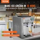 Фризер для морозива Vevor BQL-7220T (3 смаки / 20-28л/год) - изображение 2