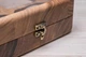 Коробочка для хранения наручных часов с логотипом EcoWalnut Цельная шкатулка для 4 часов со стеклянной крышкой - изображение 5