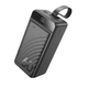 УМБ Hoco J123C 60000 mAh 5USB/Type-C, PD/QC, 22.5W чорний з ліхтариком - зображення 1
