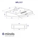 Витяжка Minola hpl 517 wh - зображення 10
