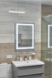 Дзеркало з LED підсвіткою 600х800мм. у ванну кімнату прямокутне MR-1 Global Glass - изображение 1
