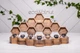 Сотовый органайзер подставка для наручных часов с именем логотипом EcoWalnut Сотовая шкатулка для 10 часов с деревянной крышкой - изображение 1