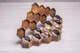 Сотовый органайзер подставка для наручных часов с именем логотипом EcoWalnut Сотовая шкатулка для 10 часов с деревянной крышкой - изображение 2