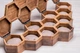 Сотовый органайзер подставка для наручных часов с именем логотипом EcoWalnut Сотовая шкатулка для 10 часов с деревянной крышкой - изображение 9
