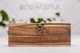 Деревянный органайзер для очков с персонализацией EcoWalnut Деревянный футляр для 1 пар очков со стеклянной крышкой - изображение 2