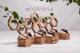 Настольная коробочка органайзер в форме сот для часов с логотипом EcoWalnut Сотовая шкатулка для 8 часов со стеклянной крышкой - изображение 1