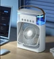 Мини вентилятор-увлажнитель с контейнером для льда и воды с LED подсветкой - изображение 1