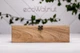 Подарунковий бокс для подарунків презентів прикрас з логотипом EcoWalnut Подарункова коробочка з дерева зі скляною кришкою L - зображення 2
