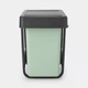 Бак для сміття Brabantia Brabantia Sort&Go 2шт x 30 л, темно-сірий+зелений (232527) - зображення 2