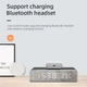 Беспроводная зарядка BauTech с функцией будильника и измерения температуры Чёрный (1014-336-00) - изображение 5