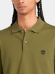 Koszulka polo męska Timberland TB0A2DJE S Khaki (194902941148) - obraz 4