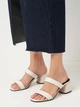 Женские мюли кожаные Ashoes 285 40 25.5 см Бежевые (ROZ6501004629) - изображение 7