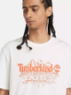 T-shirt męski bawełniany Timberland TB0A5UFU M Biały (194903902414) - obraz 4