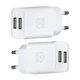 СЗУ WUW C118 2.4A White (2шт.) - изображение 1