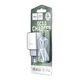 СЗУ Hoco C72Q Glorious single port QC3.0 charger set (Type-C) (EU) White - изображение 2