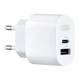 СЗУ XO L97 A+C dual port Home charger White - изображение 1