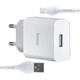 МЗП Hoco C81A Asombroso single port charger ( Lightning ) ( EU ) White - зображення 1