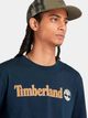 Футболка бавовняна довга чоловіча Timberland TB0A5UPQ XL Синя (194902997350) - зображення 4