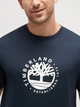 T-shirt męski Timberland TB0A65XS M Granatowy (196247706307) - obraz 4