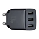 МЗП Baseus Compact Charger 3U 17W EU Black - зображення 1