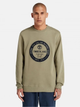 Bluza bez kaptura męska Timberland TB0A6FRM S Khaki (196249885420) - obraz 1