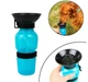 Поилка для собак дорожная на 0.5 л мягкая и компактная Aqua Dog EL 1066 Голубая - изображение 1
