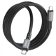 Кабель Hoco X85 Type-C to Type-C Strength 60W charging data cable Black - зображення 3