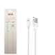 Кабель XO NB103 Bell usb cable lighting 1m White - зображення 2