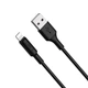 Кабель Hoco X25 Soarer charging data cable for Lightning Black - изображение 3
