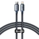 Кабель Baseus Crystal Shine Series Fast Charging Data Cable Type-C to Lightning 20W 1.2m Black - изображение 4