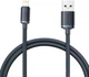 Кабель Baseus Crystal Shine Series Fast Charging Data Cable USB to iP 2.4A 1.2m Black - зображення 3