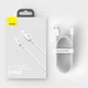 Кабель Baseus Superior Series Fast Charging Data Cable USB to Type-C 66W 1m White - изображение 4