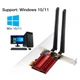 Мережева карта PCI-E Fenvi PCE-AX1800S (MT7921K), 2.4Ghz-574Mbps/5Ghz-1200Mbps (1800Mbps), Bluetooth 5.2, 2 антени, з радіатором - зображення 7