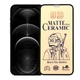 Защитное стекло Ceramic Matte iPhone 12 mini Black - изображение 2