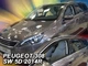 Дефлектори вікон (ветровики) HEKO для PEUGEOT 308 2014+ вставные 4 шт - изображение 7