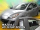 Дефлектори вікон (вітровики) HEKO для Mazda 3 (II) 2009-2013 Sedan 4D вставні 4 шт - зображення 7