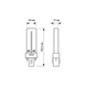 Лампа для ультрафиолетового стерилизатора Osram HNS S 9W G23 (4050300941226) - изображение 3