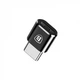 Адаптер Baseus Micro Female To Type-C Male Adapter Converter Black - зображення 3