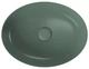 Раковина CERSANIT Larga 50x38 K677-054 зелена матова - зображення 3