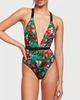 Купальник суцільний жіночий Victoria's Secret КУПАЛЬНИК МОНОКІНІ SHINE STRAP PLUNGE ONE-PIECE SWIMSUIT FLORAL M - изображение 1